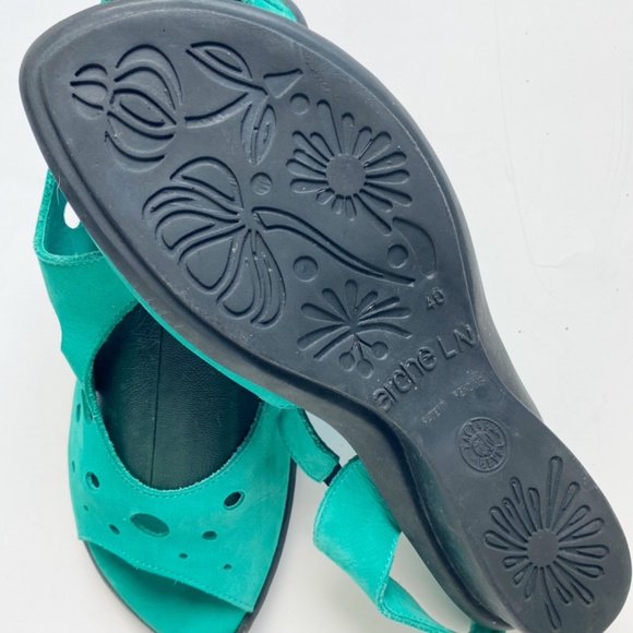 Aqua blue French brand Arche sandals size 40 - Picture 2 of 6